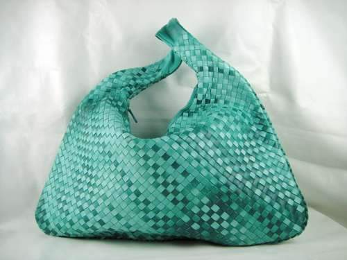 Bottega Veneta Nappa Hobo Lambskin Bag 5091 double green - Click Image to Close